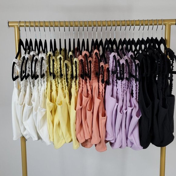 Women Shes a Keeper Sleeveless Ruched 5 Crop Top Multicolor - Picture 1 of 4